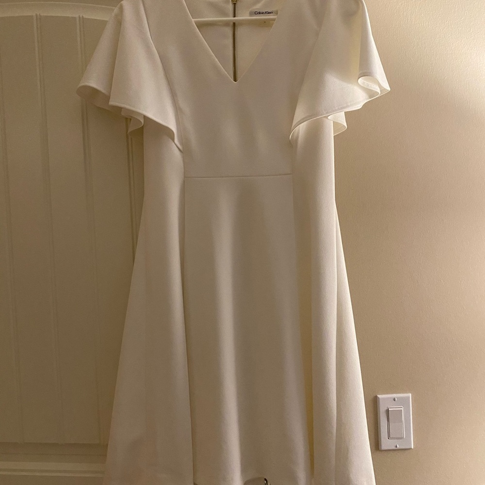 Calvin Klein white dress